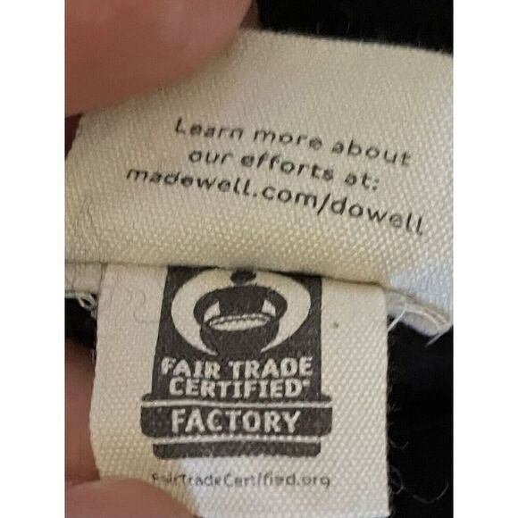 MADEWELL Woman’s Black Blend Wool Open Front Cardigan Size XS Good Condition - Picture 7 of 9